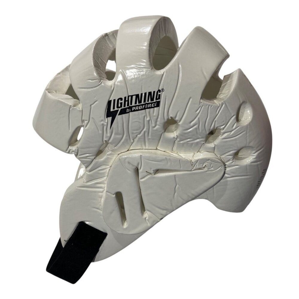 Lightning By ProForce XL White Martial Arts Headgear 111b